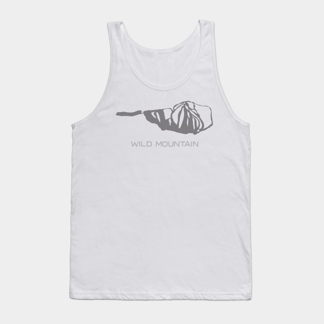 Wild Mountain Resort 3D Tank Top by Mapsynergy